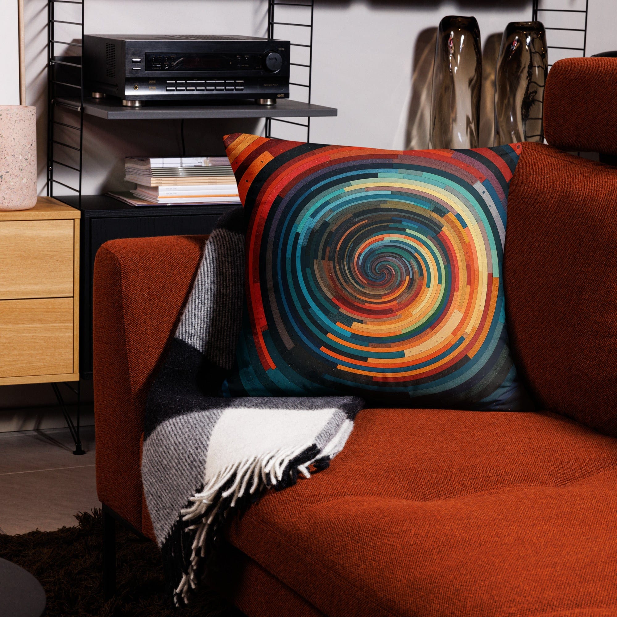 Coussin Classique - Colourful whirlwind
